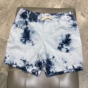 Mens PacSun Blue and White Tie-Dye Corduroy Shorts- Size Small- NWT